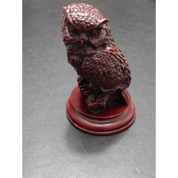 Brown owl statue - Picture 9 of 9
